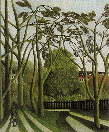 Spring in the Bievre Valley 1909 - Henri Rousseau reproduction oil painting