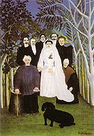 A Country Wedding - Henri Rousseau reproduction oil painting