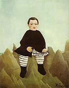 Boy on the Rocks - Henri Rousseau