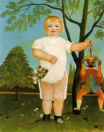 An exemplum to fete Baby 1903 - Henri Rousseau reproduction oil painting