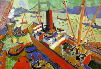 Pool of London 1906 - Andre Derain reproduction oil painting