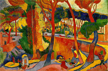 Turning Road L'Estaque - Andre Derain reproduction oil painting