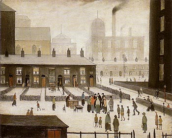 The Removal 1928 - L-S-Lowry reproduction oil painting