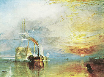 The Fighting Temeraire 1838 - Joseph Mallord William Turner reproduction oil painting