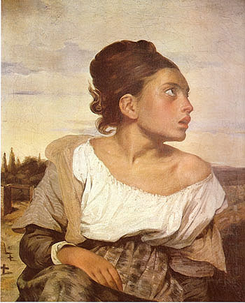Valpincon Bather 1808 - Jean-Auguste-Dominique-Ingres reproduction oil painting