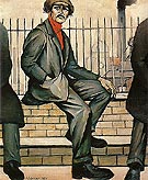 Unemployed 1937 - L-S-Lowry reproduction oil painting