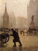 Albert Square 1910 - L-S-Lowry reproduction oil painting