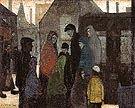 Pit Tragedy 1919 - L-S-Lowry reproduction oil painting