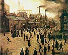 A Manufacturing Town 1922 - L-S-Lowry reproduction oil painting
