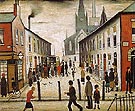 The Fever Van 1935 - L-S-Lowry reproduction oil painting