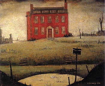 The Empty House 1934 - L-S-Lowry reproduction oil painting