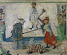 Skeletons Fighting for the Body of a Hanged Man 1891 - James Ensor