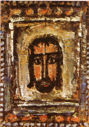The Holy Face 1935 - George Rouault reproduction oil painting