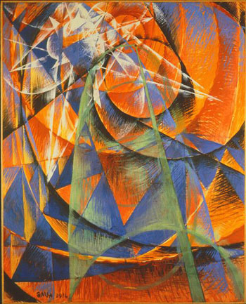 Mercury Passing Before the Sun 1914 - Giacomo Balla reproduction oil painting