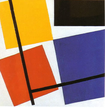 Simultaneous Counter Composition - Theo van Doesburg reproduction oil painting