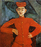 Page Boy at Maxim's 1925 - Chaim Soutine reproduction oil painting