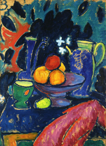 Still Life with Jug 1912 - Alexei von Jawlensky reproduction oil painting