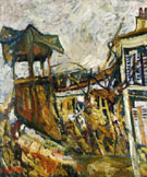 Parisian Suburb c1919 - Chaim Soutine reproduction oil painting