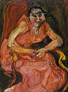 Woman in Pink 1924 - Chaim Soutine reproduction oil painting