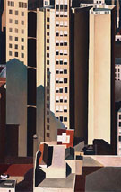 Skyscrapers 1922 - Charles Sheeler reproduction oil painting