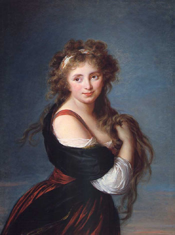 Hyacinthe Gabrielle Roland Countess of Mornington 1791 - Elisabeth Vigee Le Brun reproduction oil painting