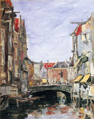 La Place Ary Scheffer, Dordrecht - Eugene Boudin