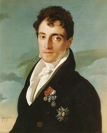 Joseph Vialetes de Mortarieu 1805 - Jean-Auguste-Dominique-Ingres reproduction oil painting