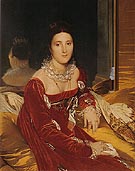 Madame de Senonnes 1814 - Jean-Auguste-Dominique-Ingres reproduction oil painting