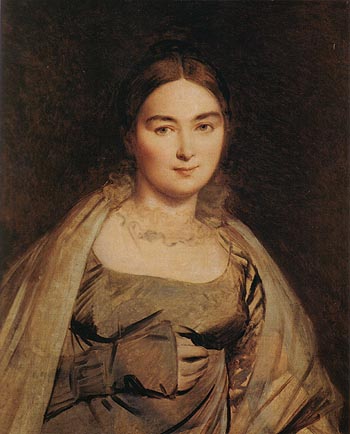 Madame Jean Auguste Dominique Ingres 1812 - Jean-Auguste-Dominique-Ingres reproduction oil painting