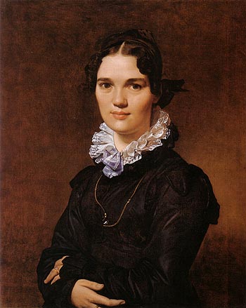 Mademoiselle Jeanne Suzanne Catherine Gonin 1822 - Jean-Auguste-Dominique-Ingres reproduction oil painting