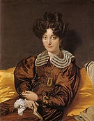 Madame Marie Marcotte 1826 - Jean-Auguste-Dominique-Ingres reproduction oil painting