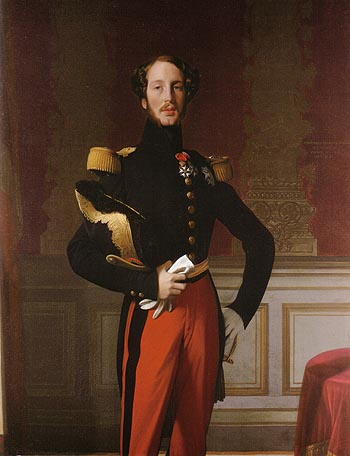 Ferdinand Philippe Louis Charles Henri Duc d Orleans 1842 - Jean-Auguste-Dominique-Ingres reproduction oil painting