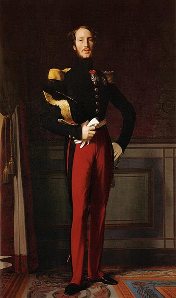 Ferdinand Philippe Louis Charles Henri Duc d Orleans 1844 - Jean-Auguste-Dominique-Ingres reproduction oil painting