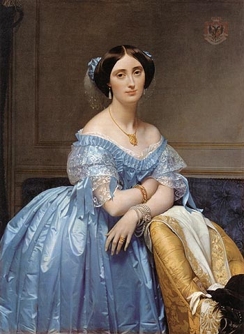 La Grande Odalisque 1814 - Jean-Auguste-Dominique-Ingres reproduction oil painting