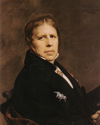 Self Portrait - Jean-Auguste-Dominique-Ingres reproduction oil painting
