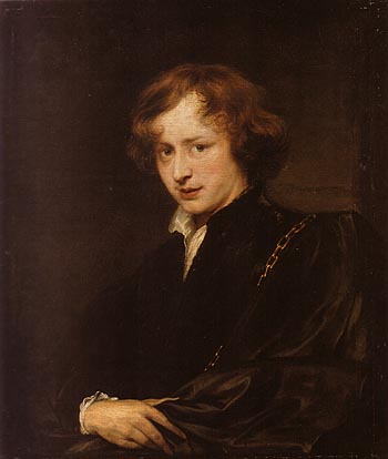 Self Portrait 1617 - Van Dyck reproduction oil painting