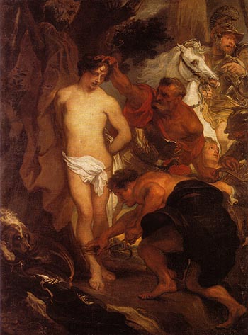 The Martyrdom of St Sebastian - Van Dyck reproduction oil painting