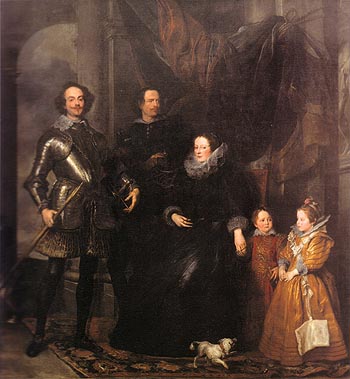 The Lomellini Family 1625 - Van Dyck reproduction oil painting