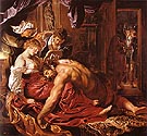 Samson and Delilah 1609 - Van Dyck reproduction oil painting