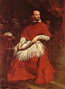 Cardinal Bentivoglio 1623 - Van Dyck reproduction oil painting