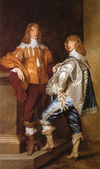 George Lord Digdy and William Lord Russell - Van Dyck reproduction oil painting