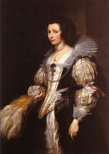 Maria Luigia de Tassis - Van Dyck reproduction oil painting