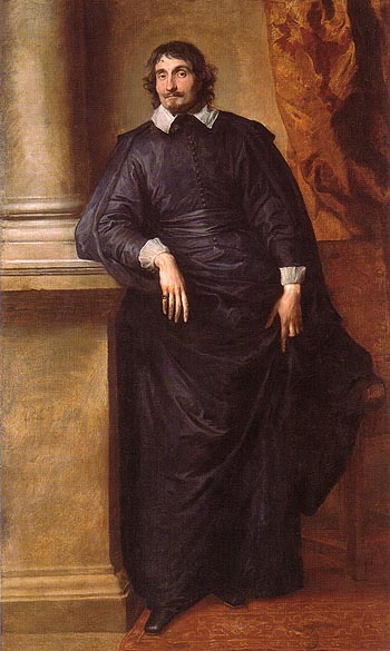 Cesare Alessandro Scaglia di Verrua Abbe of Staffarda and Mandancini - Van Dyck reproduction oil painting