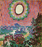 Landscape with Disk 1906 - Robert Delaunay reproduction oil painting