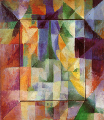 Simultaneous Windows on the City 1912 - Robert Delaunay reproduction oil painting