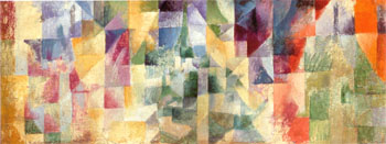 Windows in Three Parts 1912 - Robert Delaunay reproduction oil painting