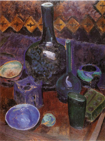 Still Life Vase and Objects c1907 - Robert Delaunay reproduction oil painting