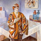 Portrait of Madam Mandel 1923 - Robert Delaunay reproduction oil painting