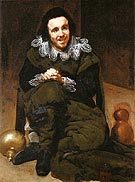 The Buffoon Calabazas Calabacillas 1637 - Diego Velasquez reproduction oil painting