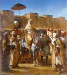 The Sultan of Morocco and his Entourage 1845 - F.V.E. Delcroix